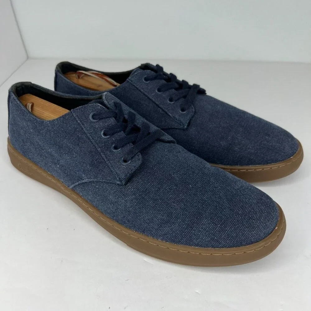 Cuater Mens Blue Travis Mathew Kruzers Round Toe Canvas Size 11 Sneakers